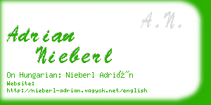 adrian nieberl business card